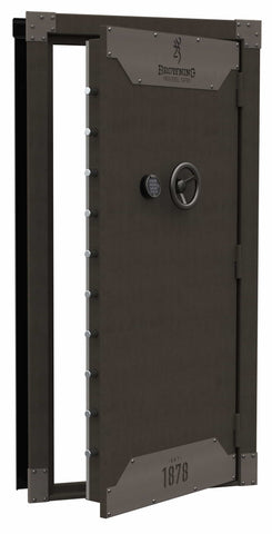 Out-Swing Clamshell Vault Door-Metal Glaze-Metal Glaze-Electronic Lock