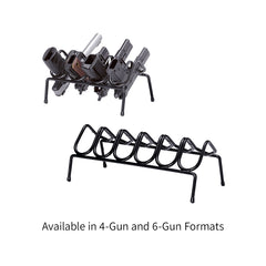 Freestanding 6-Gun Pistol Rack