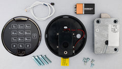S&G Electronic Lock Black Chrome Retrofit Kit