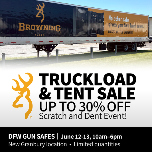 DFW Gun Safes Browning Safes Truckload Sale