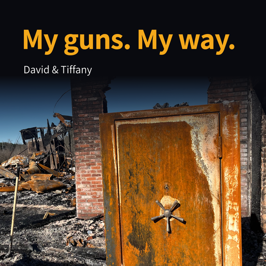 "The fire got so hot it melted the lock face off."